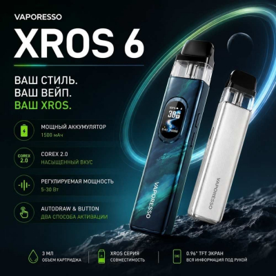 Vaporesso XROS 6 MINI 1600mAh (Jelly Pink)